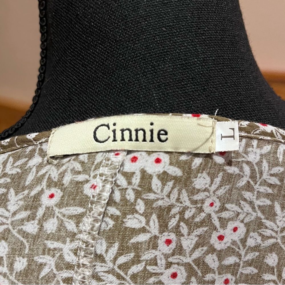 Cinnie country grannycore prairie girl dress cotton floral - Picture 7 of 7